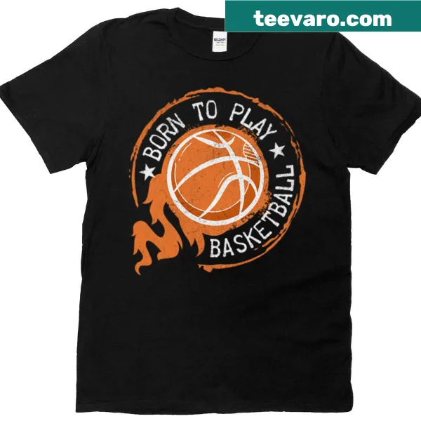 Bold typography basketball graphic t-shirt for sports lovers
