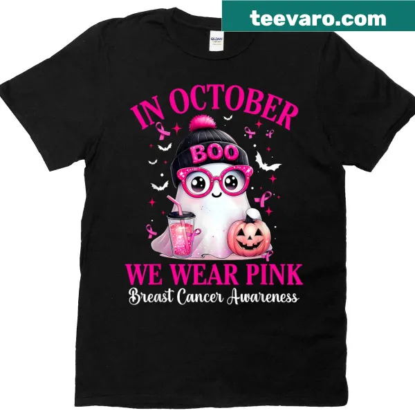 Breast cancer awareness t-shirt with pink slogan for women