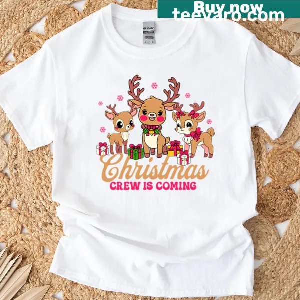 Funny Christmas Crew Is Coming design for festive gatherings