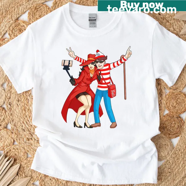 Vintage detective T-shirt with trench coat and hat design