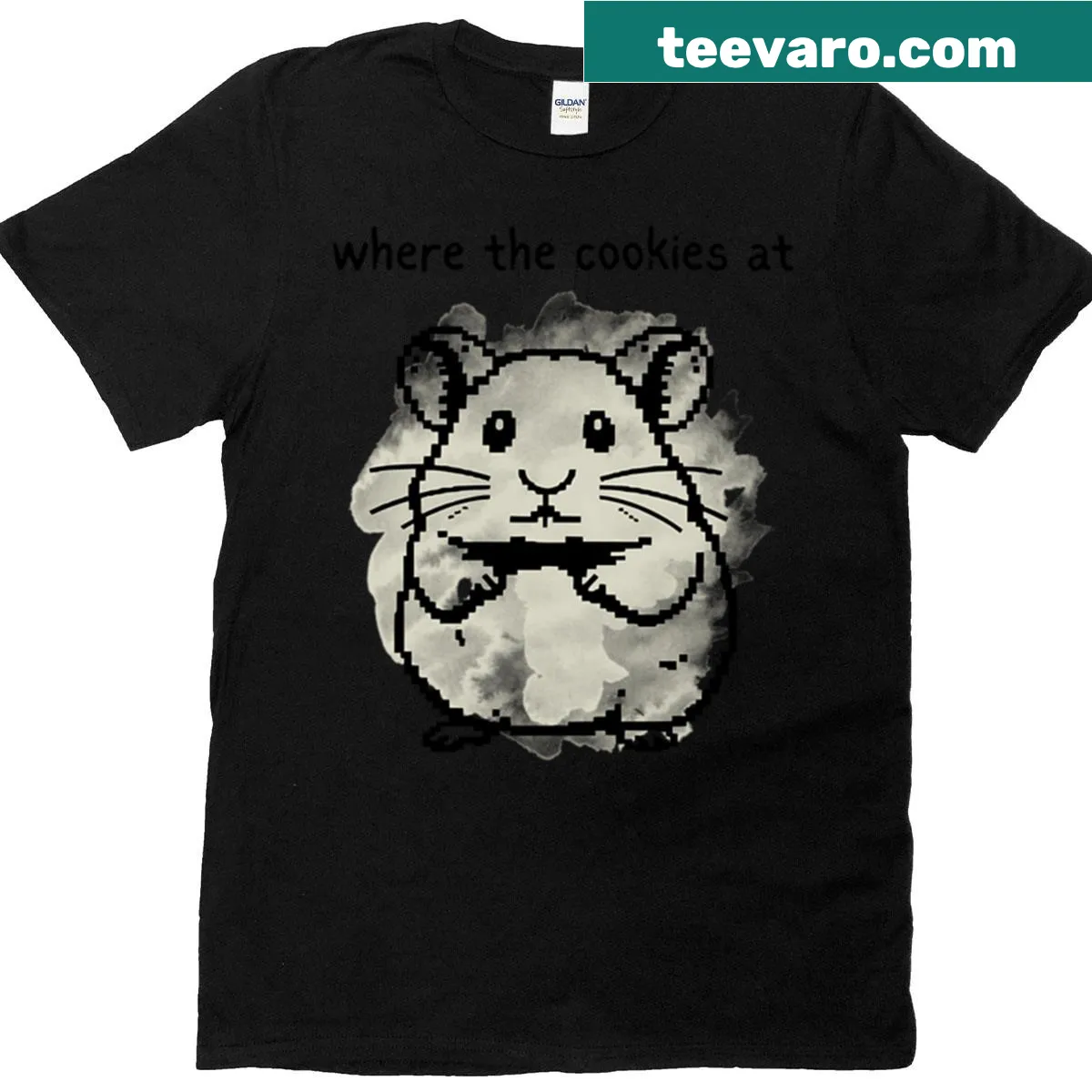 Adorable hamster illustration on children's T-shirt — on a men's t-shirt