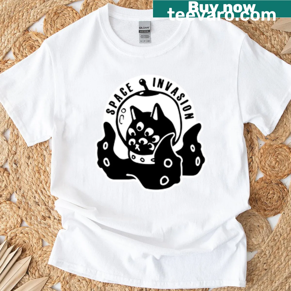 Clever typography t-shirt celebrating cat lovers — on a men's t-shirt