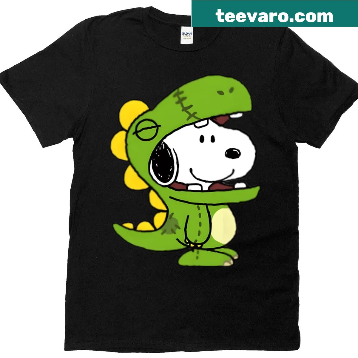 Cute cartoon dog graphic in vintage style on a T-shirt — on a men's t-shirt