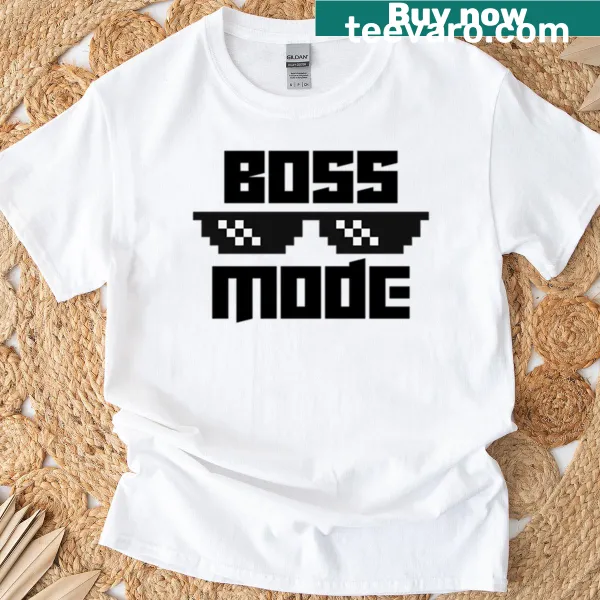 Typographic Deal With It t-shirt with a bold statement