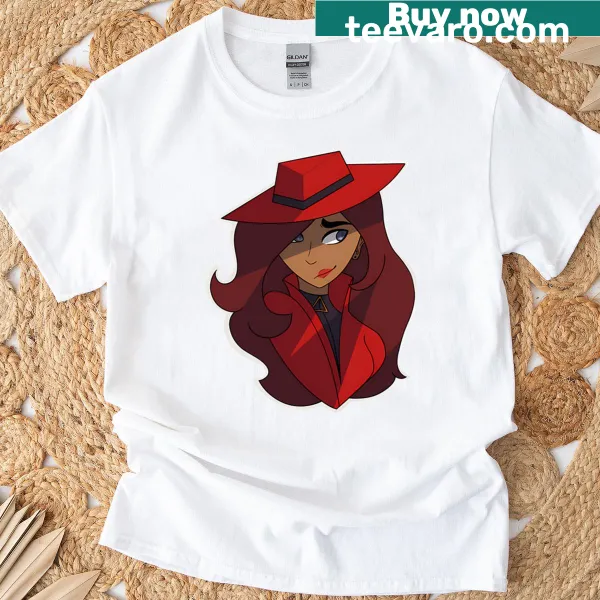 Illustration of a detective hat and trench coat on a T-shirt