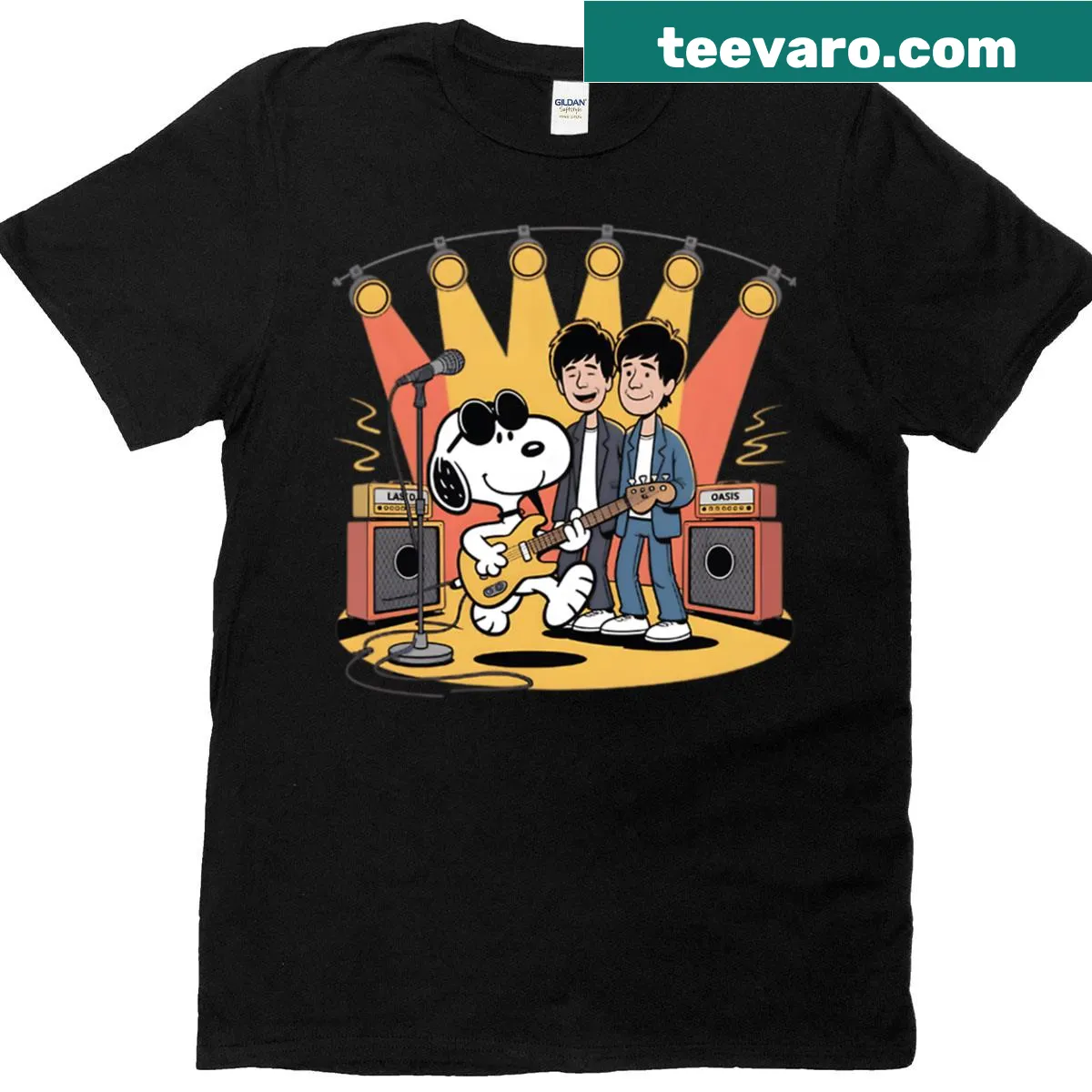 Cute cartoon dog graphic for dog lovers — on a men's t-shirt