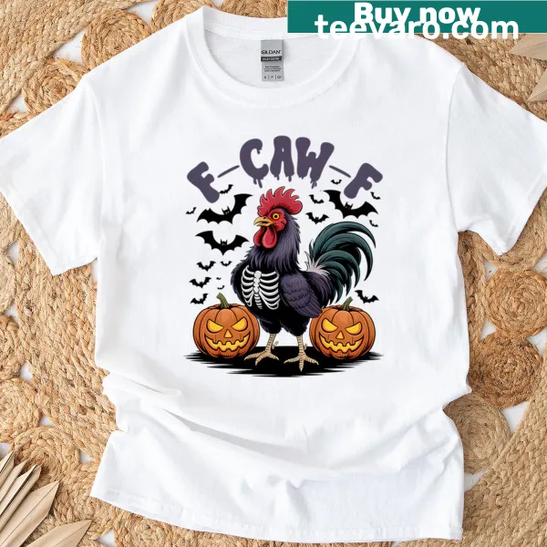 Funny gothic crow illustration t-shirt