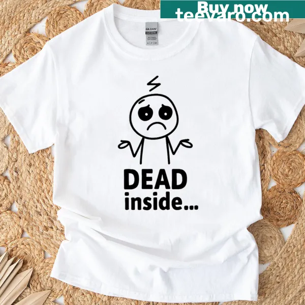 Typographic design saying 'Flash Of Emotional Void' on t-shirt