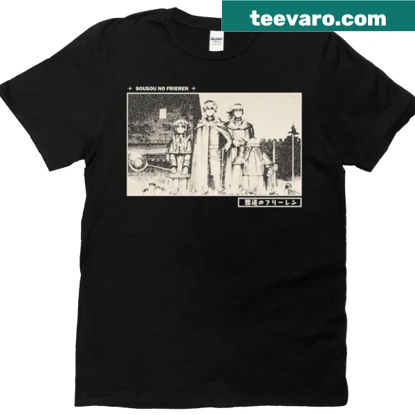 Vintage manga hero party design with noir texture on T-shirt