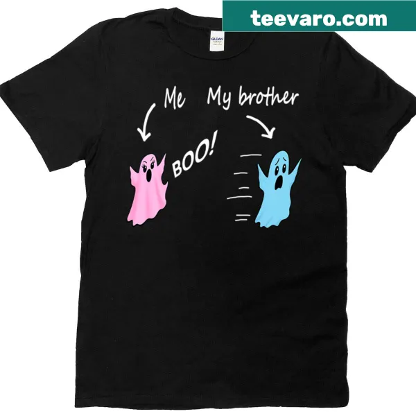Humorous Halloween ghosts design for siblings