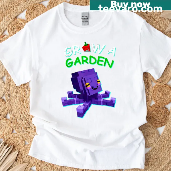 Whimsical design of a mimic octopus in a garden setting for gamers