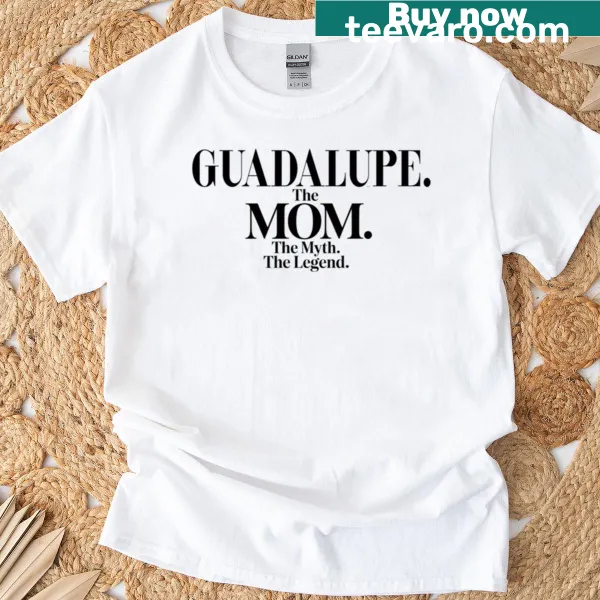 Funny mom quote T-shirt with the text 'The Mom The Myth The Legend'