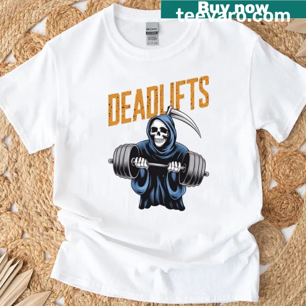Humorous oversized gym T-shirt with funny meme graphics