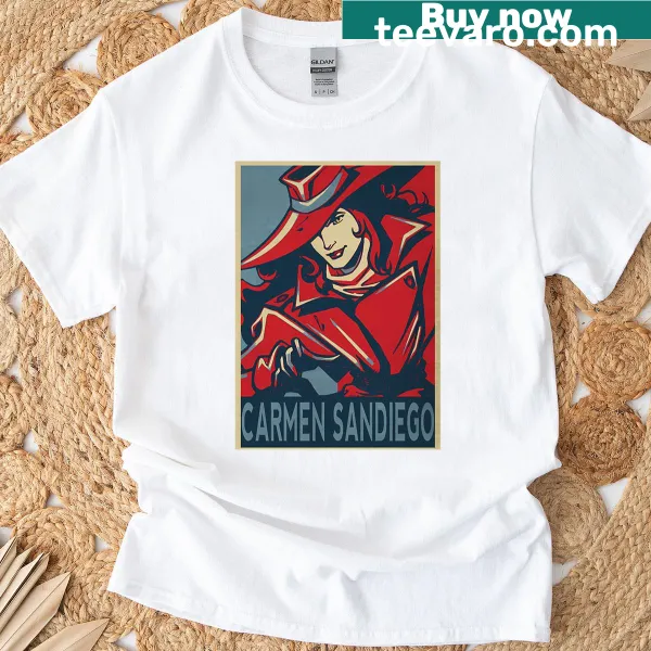 Detective theme t-shirt featuring a trench coat and hat graphic