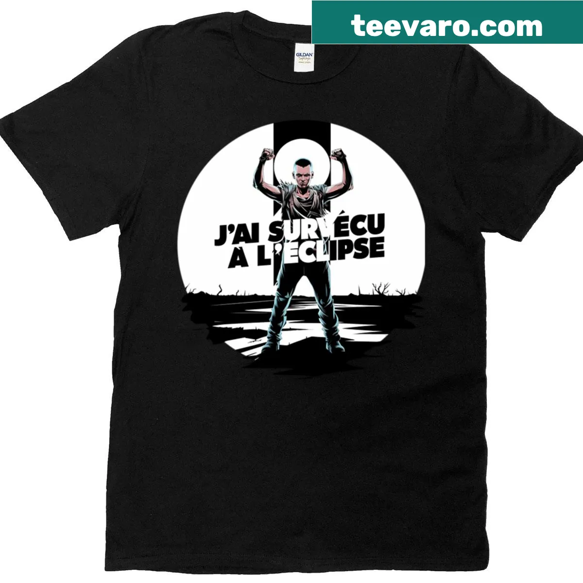 Meme-inspired t-shirt with funny text — on a men's t-shirt