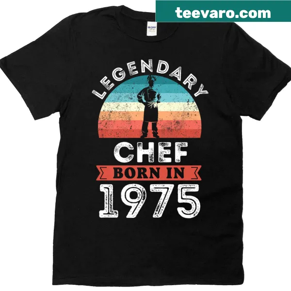 Premium T-shirt celebrating a legendary chef born in 1975