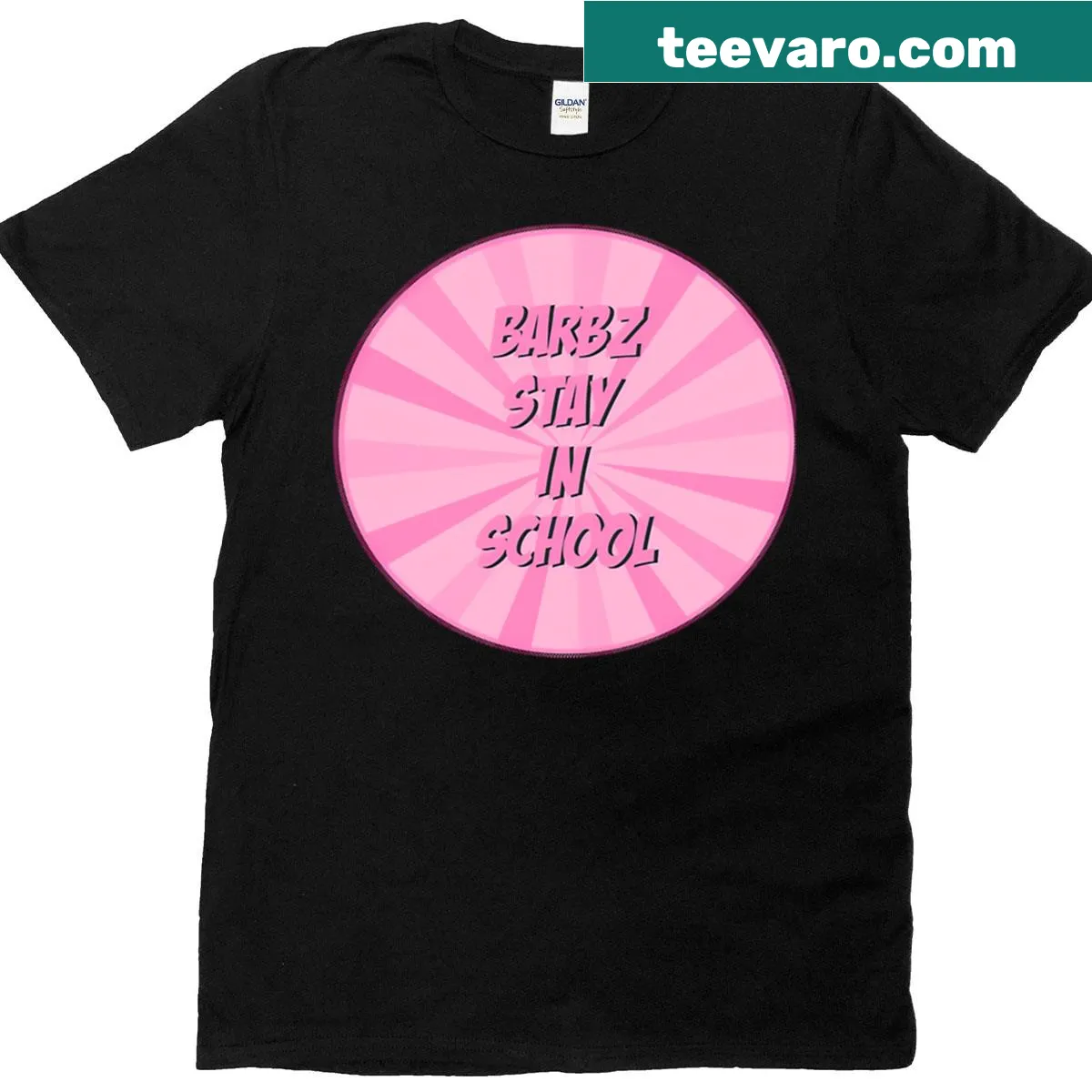 T-shirt featuring Logo Barbz meme design — on a men's t-shirt