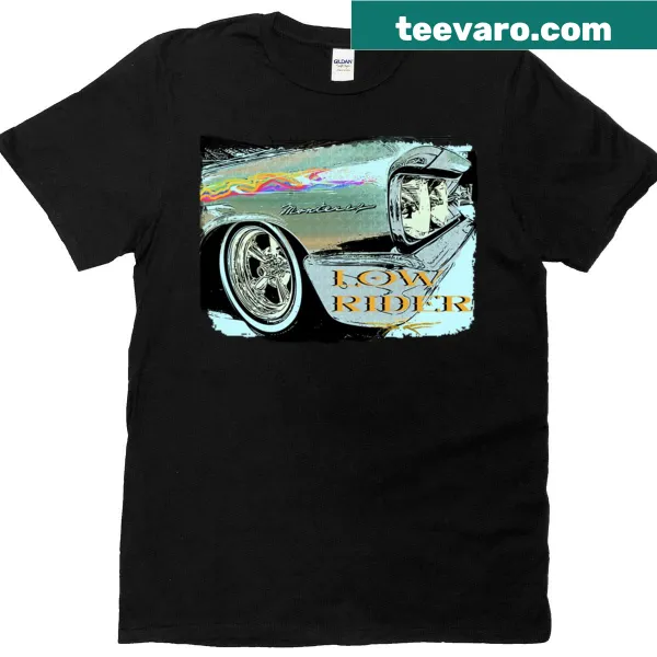 Minimalist emblem t-shirt celebrating low rider culture