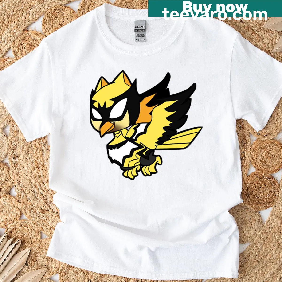 Duke Thomas character t-shirt for kids — on a men's t-shirt