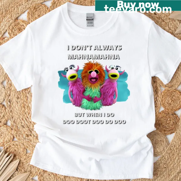 Iconic Mahnamahna Muppets song T-shirt design with playful graphics