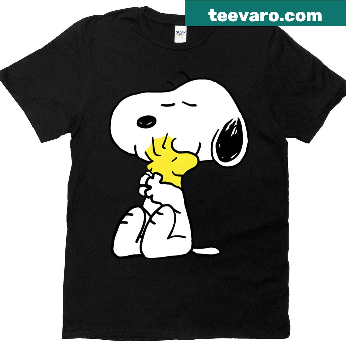 Retro cartoon dog graphic T-shirt with playful design — on a men's t-shirt