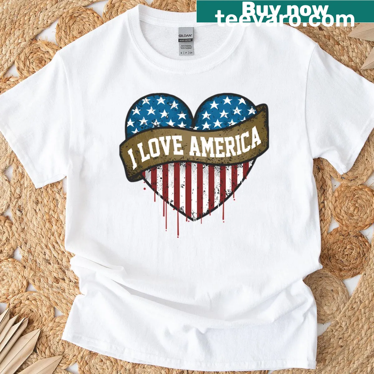 Playful t-shirt with a fun pink Barbz flag logo design. — on a men's t-shirt