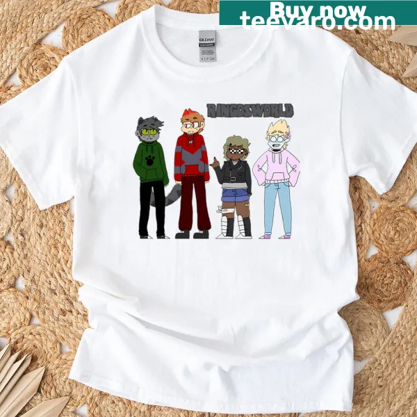 Vintage-style T-shirt with nostalgic cartoon designs