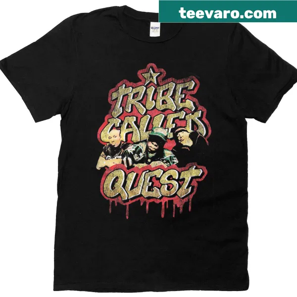 Vintage-style rock legend T-shirt with 90s concert design