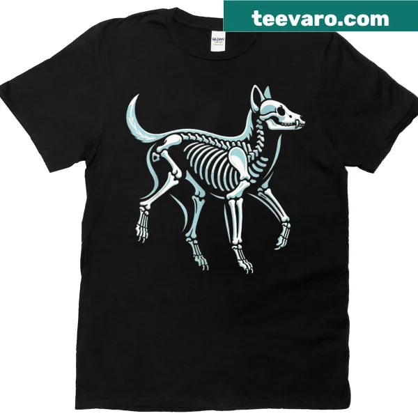 Skeletal wolf design illustrating a blend of nature and mystery