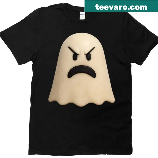 Oversized t-shirt with an adorable angry ghost from Spongebob