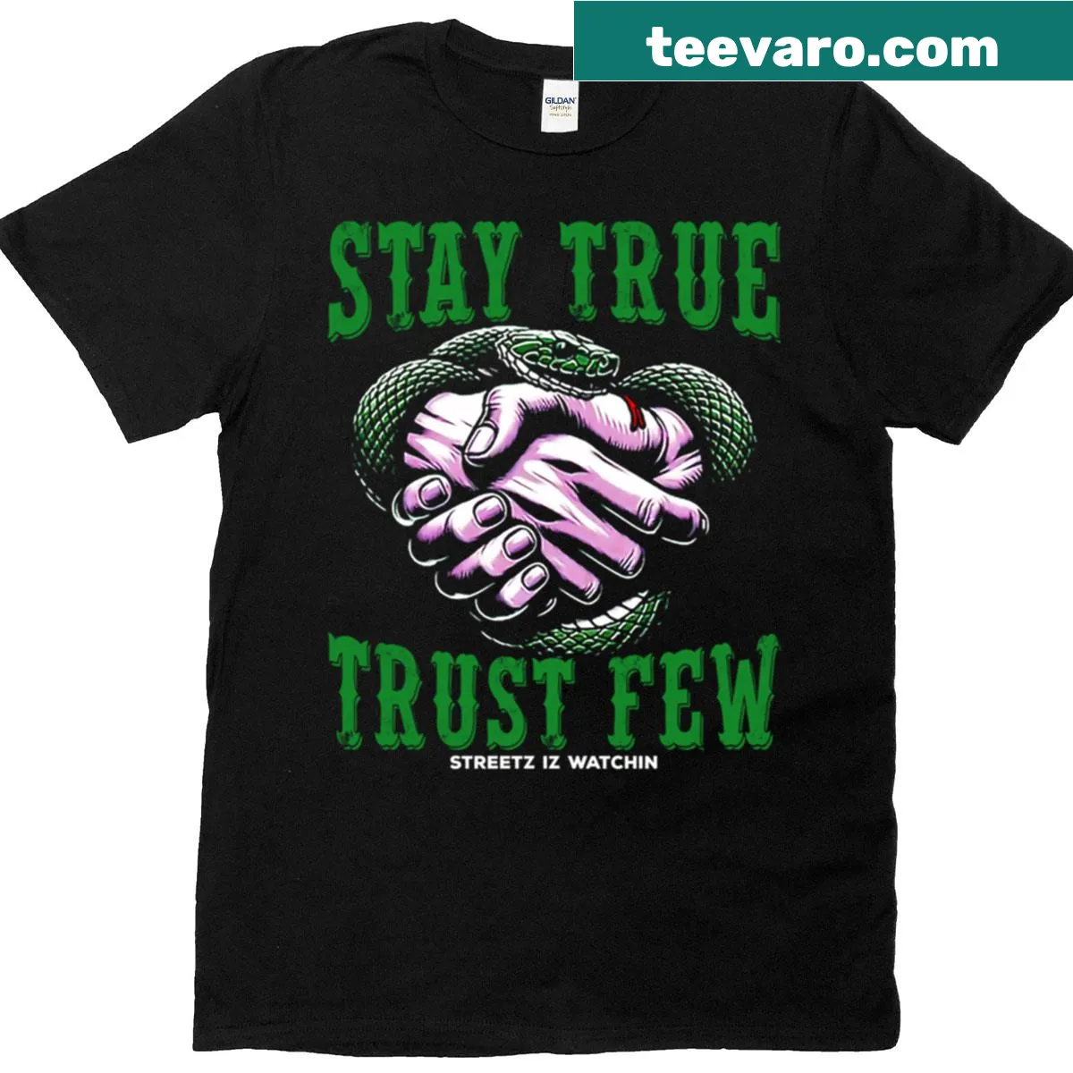 Inspirational quote t-shirt with retro typography — on a men's t-shirt