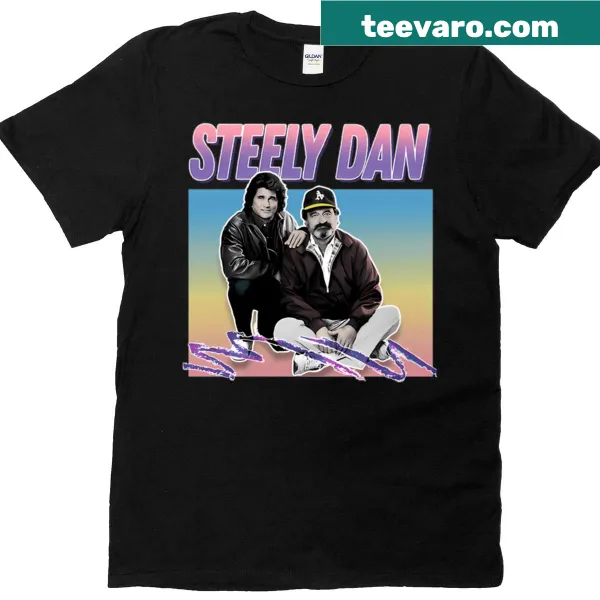 Meme graphic t-shirt featuring Steely Dan references