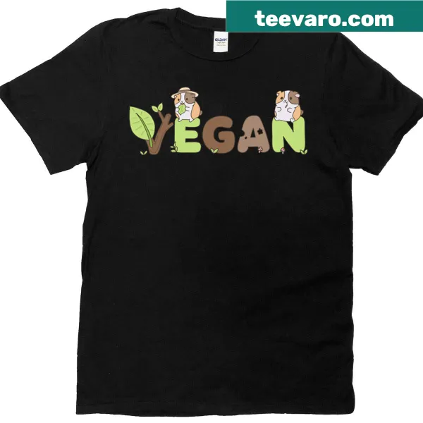Quirky guinea pig buffet t-shirt with playful illustrations