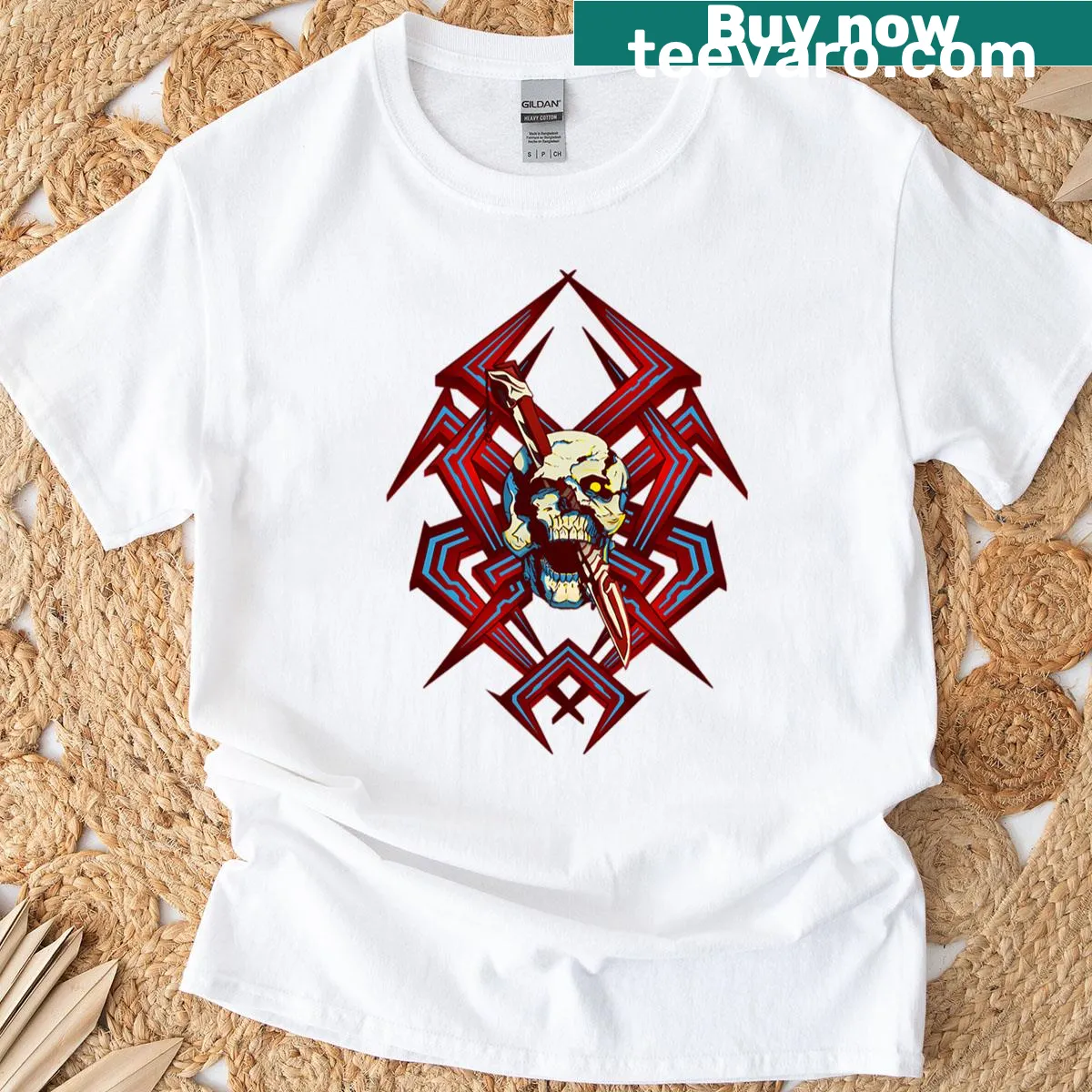 Vintage singer logo album music T-shirt — on a men's t-shirt