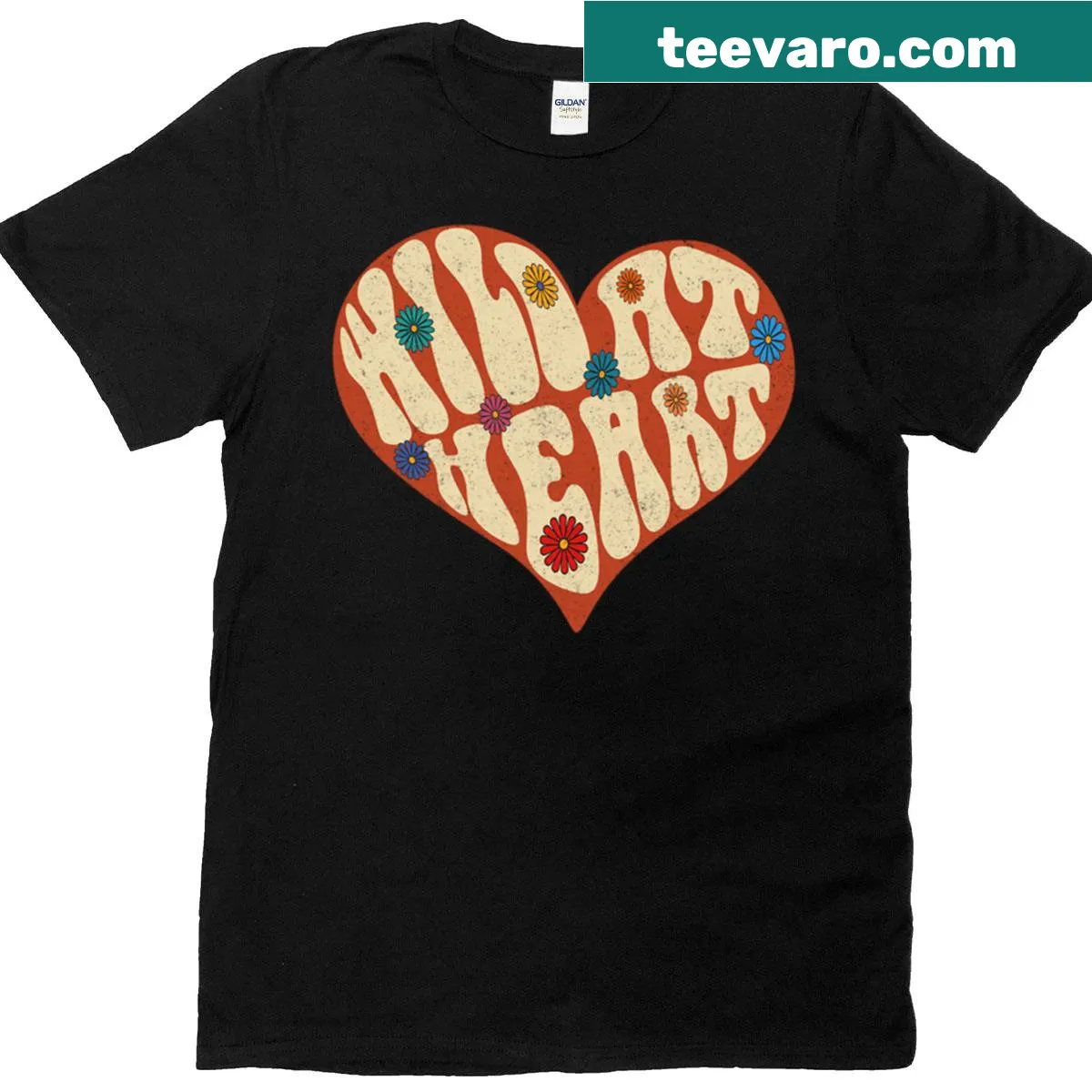 Wild At Heart inspirational graphic T-shirt — on a men's t-shirt
