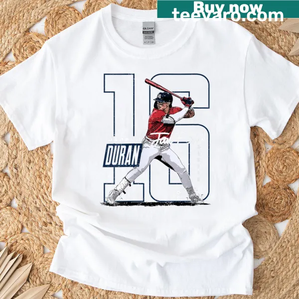Illustrated Jarren Duran shirt for Boston MLB fans
