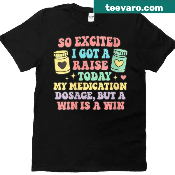 Funny typography T-shirt about getting a raise for women