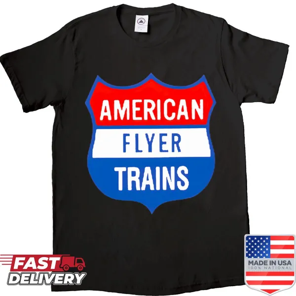 Vintage American Flyer Train emblem shirt
