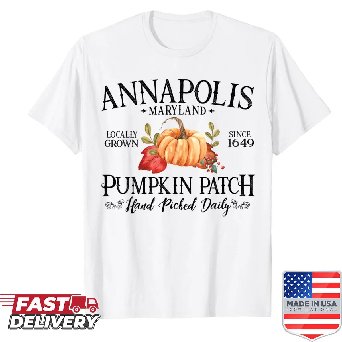 Annapolis Maryland Pumpkin Patch fall shirt
