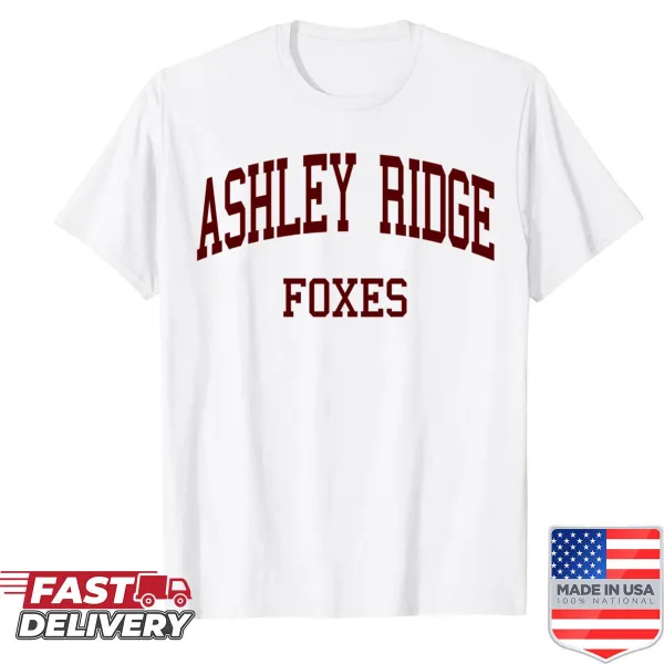 Retro Ashley Ridge High School emblem shirt for school pride
