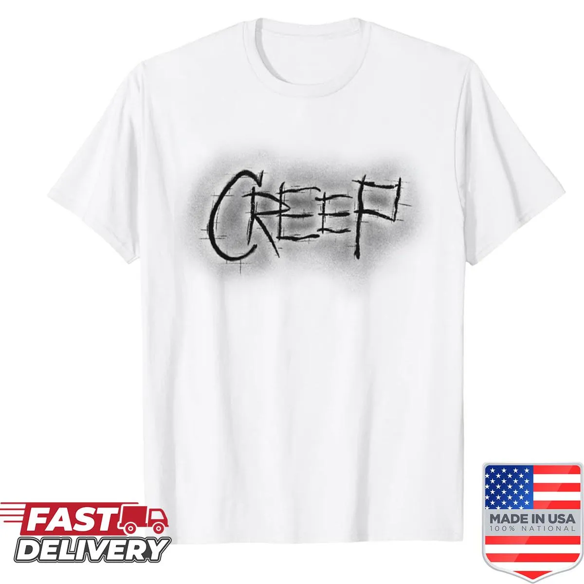 Creep movie logo with static design on a shirt