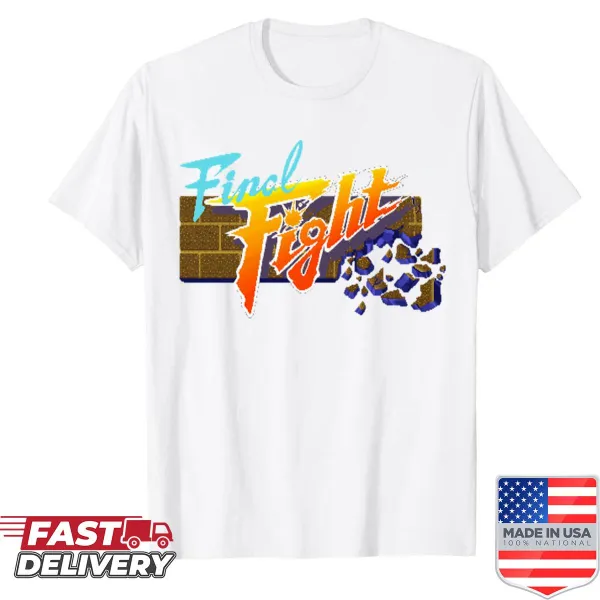 Retro t-shirt featuring Final Fight arcade game title