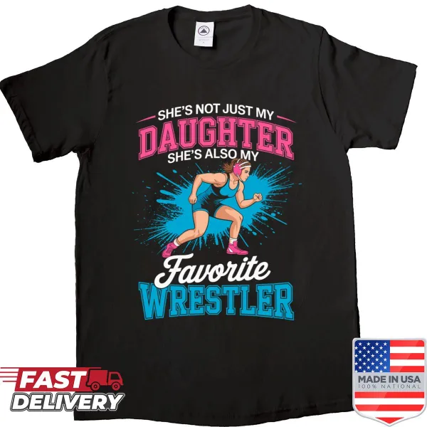Funny wrestling mom shirt with playful graphics and text