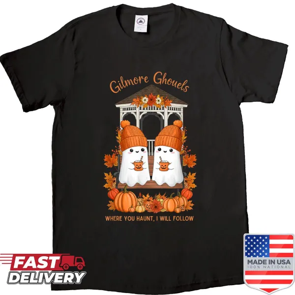 Whimsical ghouls with ghostly phrase Halloween shirt