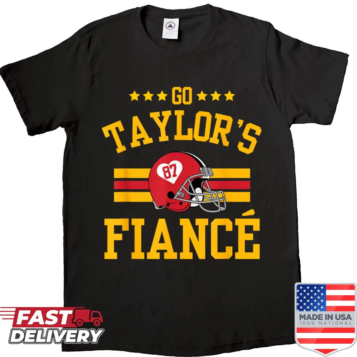Supportive 'Go Taylors Fianc' shirt