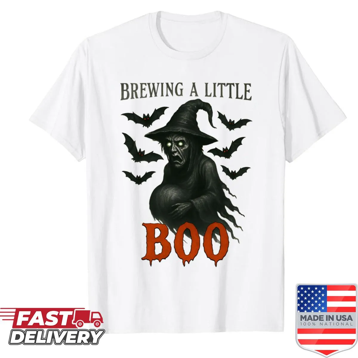 Cute Halloween shirt featuring a pregnant baby skeleton