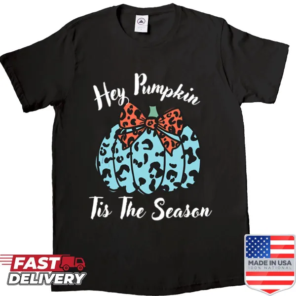 Shirt with a jaguar print pumpkin design for the fall season