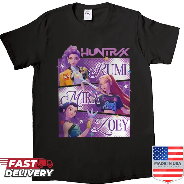 Digital character illustration t-shirt from Huntrx