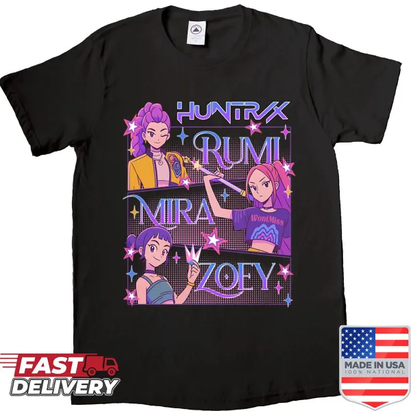 Charming illustration of Rumi, Mira, and Zoey for fans to enjoy
