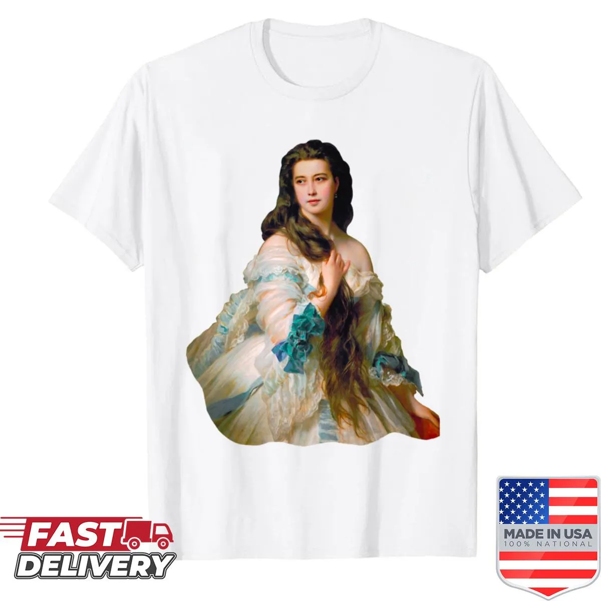 Shirt featuring the portrait 'Madame Rimsky-Korsakov' by Winterhalter